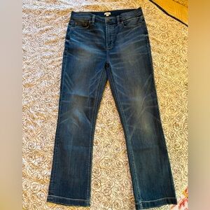 J Crew cropped ankle jeans, size 29